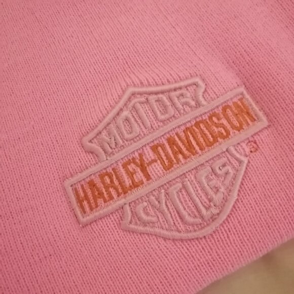 Women's Pink Harley-Davidson Motorcycles Toque, NWOT - Picture 3 of 9